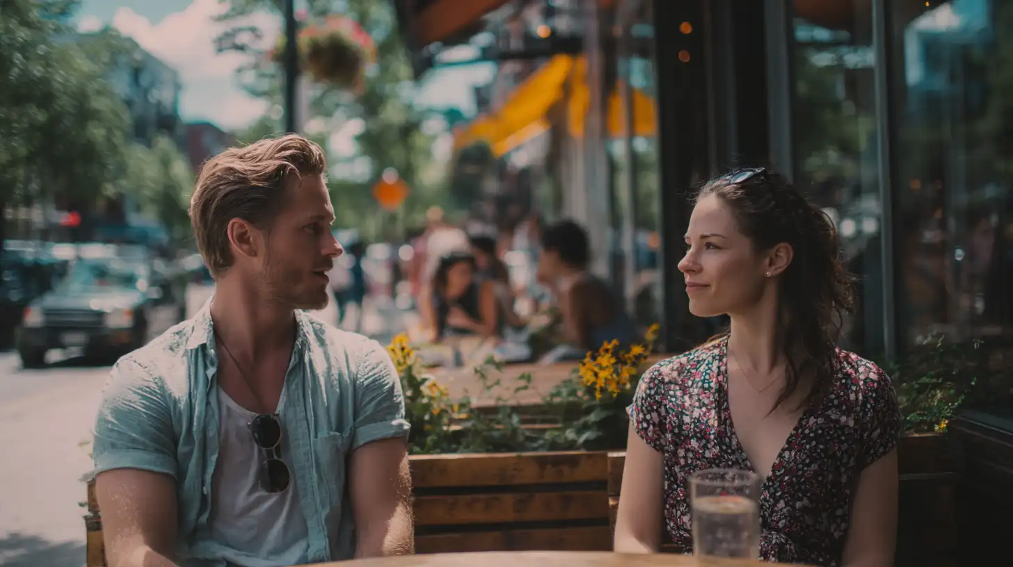 Paar beim Dating fühlen sich unwohl