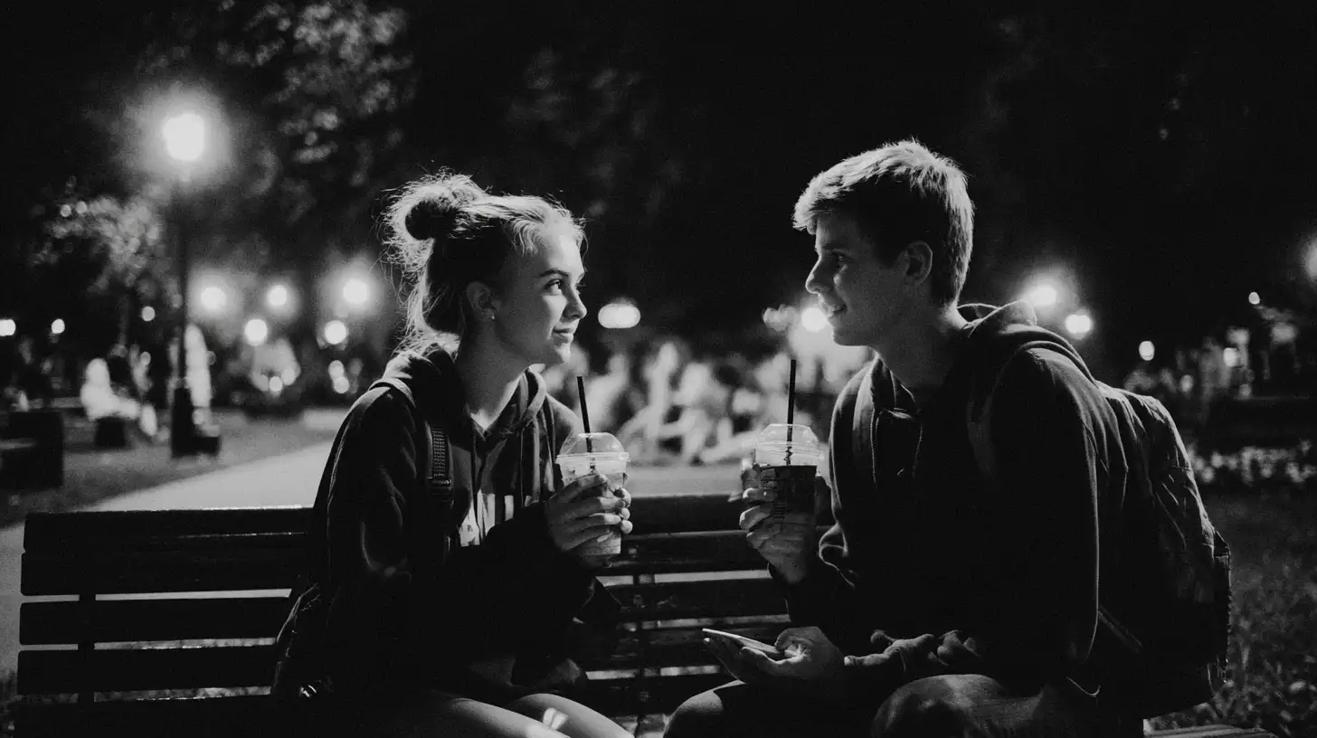 Junges Paar beim Date