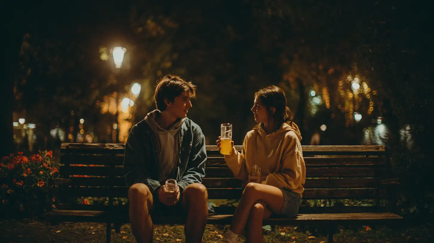 Junges Paar beim Date 